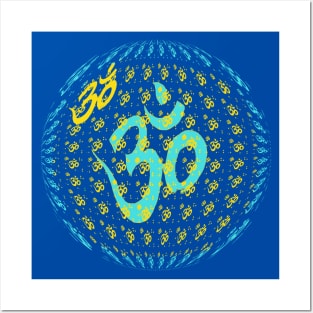 Spiritual Awakening OM Yoga Meditation Posters and Art